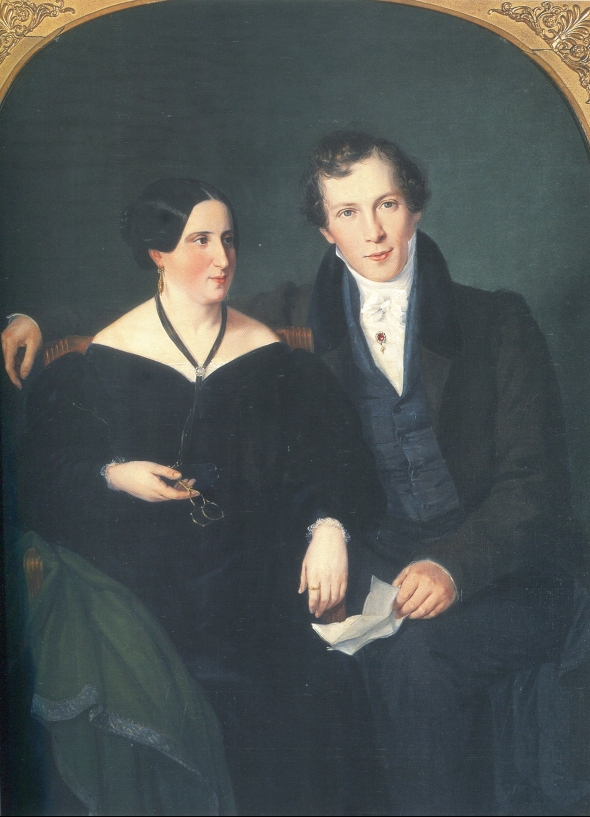 M Oppenheim + Adelheid Cleve 1829